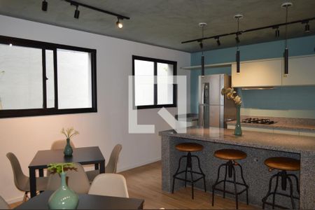 Studio para alugar com 23m², 1 quarto e sem vaga Studio para alugar com 23m², 1 quarto e sem vagaÁrea Gourmet