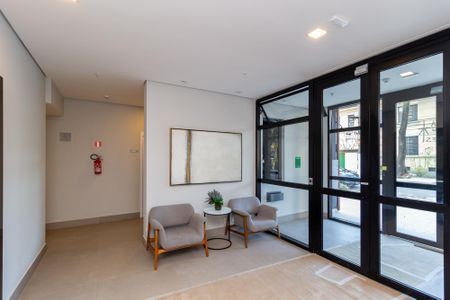 Studio para alugar com 23m², 1 quarto e sem vaga Studio para alugar com 23m², 1 quarto e sem vagaHall social