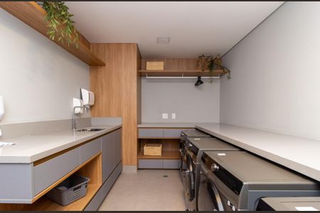 Studio para alugar com 23m², 1 quarto e sem vaga Studio para alugar com 23m², 1 quarto e sem vagaLavanderia