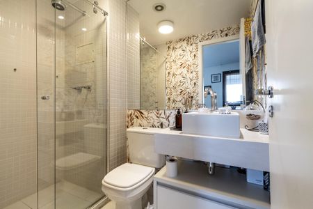 Apartamento à venda com 78m², 1 quarto e 1 vagaBanheiro 1