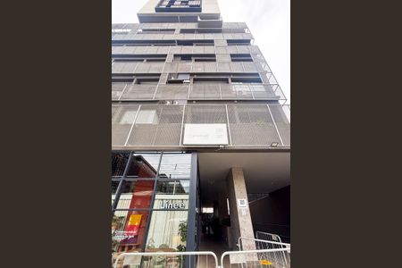 Studio para alugar com 28m², 1 quarto e sem vagafachada do predio