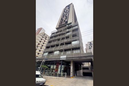 Studio para alugar com 28m², 1 quarto e sem vagafachada do predio