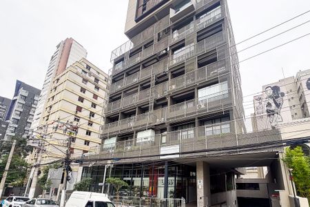 Studio para alugar com 28m², 1 quarto e sem vagafachada do predio