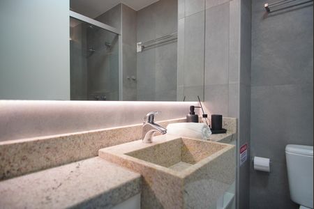 Studio para alugar com 27m², 1 quarto e sem vagaBanheiro