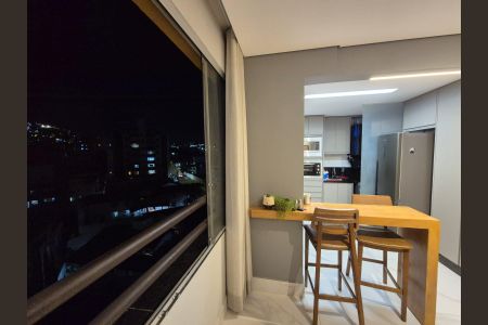 sala  de apartamento à venda com 2 quartos, 60m² em Grajaú, Belo Horizonte
