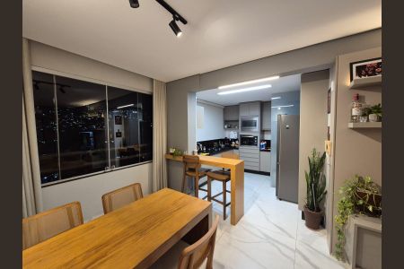 sala  de apartamento à venda com 2 quartos, 60m² em Grajaú, Belo Horizonte