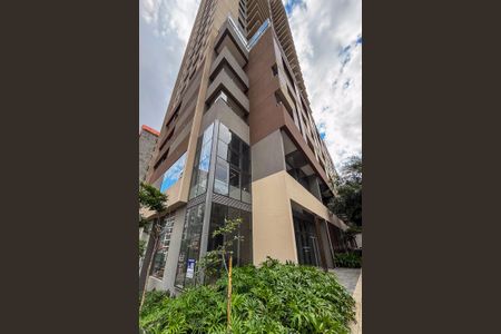 Studio à venda com 81m², 2 quartos e 1 vagafachada do predio