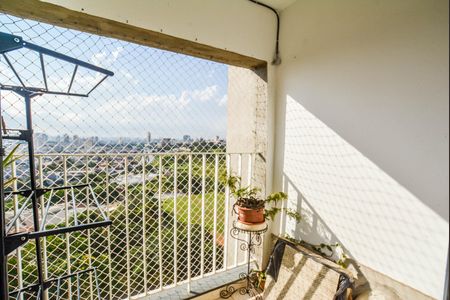 Varanda da Sala de apartamento para alugar com 2 quartos, 64m² em Jardim Ipanema, Santo André