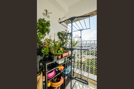 Varanda da Sala de apartamento para alugar com 2 quartos, 64m² em Jardim Ipanema, Santo André