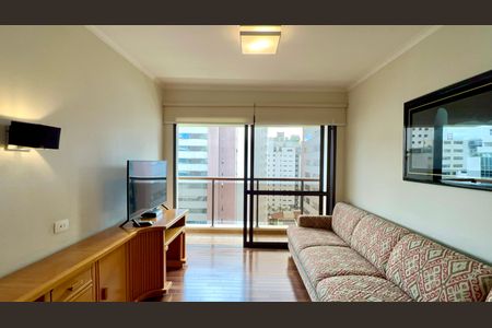 Sala de apartamento para alugar com 2 quartos, 60m² em Cerqueira César, São Paulo