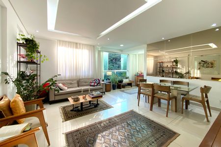Sala de apartamento à venda com 3 quartos, 96m² em Buritis, Belo Horizonte