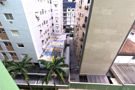 Vista da Sala de apartamento para alugar com 1 quarto, 46m² em Aparecida, Santos