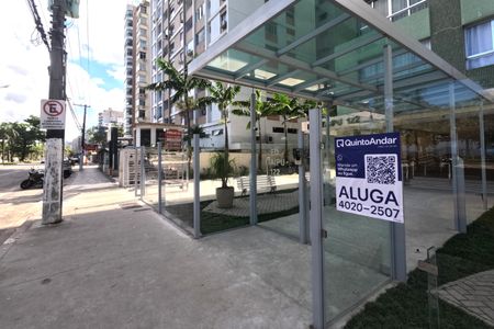 Apartamento para alugar com 46m², 1 quarto e 1 vagaFachada | Adesivo/Placa Quintoandar instalado 