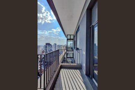 Varanda da Sala de apartamento à venda com 1 quarto, 35m² em Vila Mariana, São Paulo