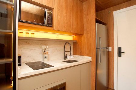 Studio para alugar com 28m², 1 quarto e 1 vagaCozinha