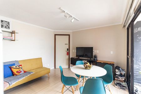 Sala de apartamento à venda com 1 quarto, 40m² em Higienópolis, São Paulo
