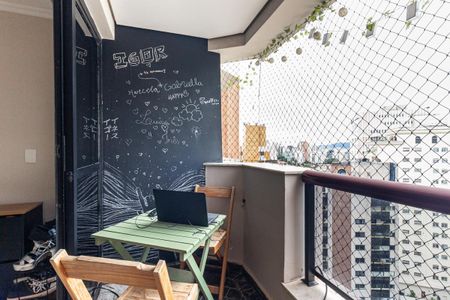 Varanda da Sala de apartamento à venda com 1 quarto, 40m² em Higienópolis, São Paulo