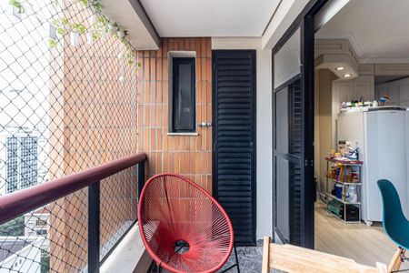 Varanda da Sala de apartamento à venda com 1 quarto, 40m² em Higienópolis, São Paulo