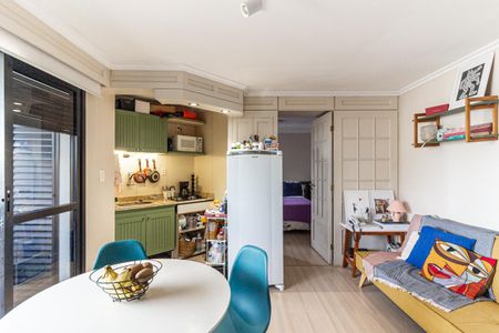 Sala de apartamento à venda com 1 quarto, 40m² em Higienópolis, São Paulo