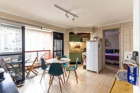 Sala de apartamento à venda com 1 quarto, 40m² em Higienópolis, São Paulo