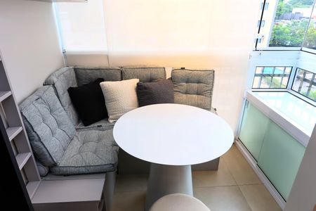 Varanda da Sala de kitnet/studio à venda com 1 quarto, 34m² em Parque Fernanda, São Paulo