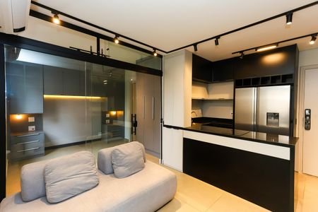 sala  de kitnet/studio à venda com 1 quarto, 34m² em Parque Fernanda, São Paulo