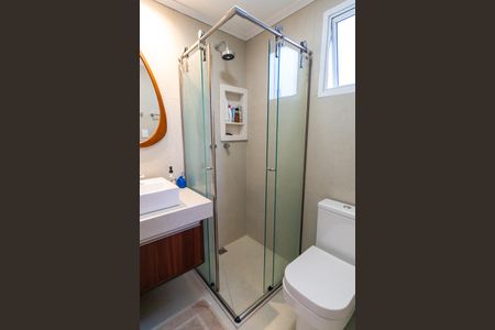 Apartamento para alugar com 66m², 2 quartos e 1 vaga Apartamento para alugar com 66m², 2 quartos e 1 vagaBanheiro da Suíte