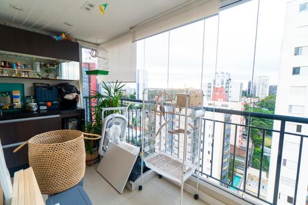 Sacada da Sala de apartamento para alugar com 2 quartos, 66m² em Vila Guarani (zona Sul), São Paulo