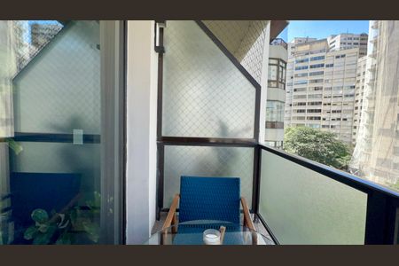 Varanda de apartamento à venda com 1 quarto, 75m² em Jardim Paulista, São Paulo