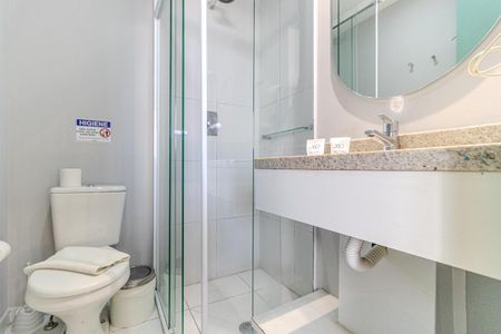 Studio para alugar com 22m², 1 quarto e sem vaga Studio para alugar com 22m², 1 quarto e sem vagaBanheiro