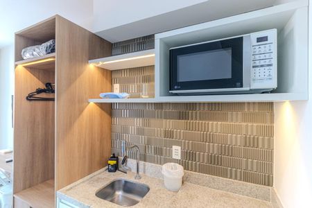 Studio para alugar com 22m², 1 quarto e sem vaga Studio para alugar com 22m², 1 quarto e sem vagaCozinha