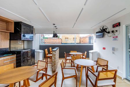 Apartamento à venda com 34m², 1 quarto e sem vaga Apartamento à venda com 34m², 1 quarto e sem vagaÁrea comum - Churrasqueira