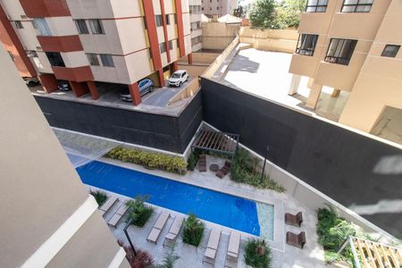 Vista da Sacada de kitnet/studio para alugar com 1 quarto, 33m² em Cristo Rei, Curitiba