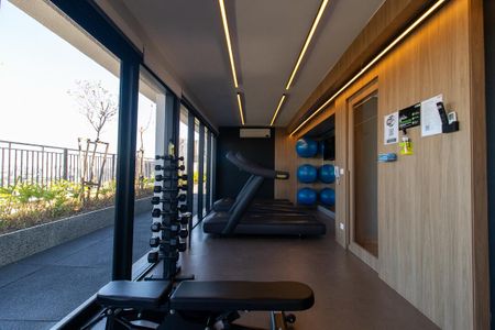 Studio para alugar com 33m², 1 quarto e sem vaga Studio para alugar com 33m², 1 quarto e sem vagaÁrea comum - Academia