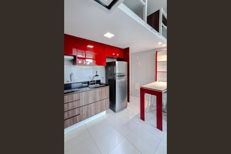 Studio para alugar com 35m², 1 quarto e 1 vaga Studio para alugar com 35m², 1 quarto e 1 vagaCozinha