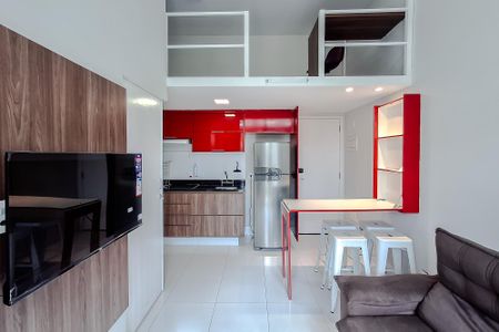 Studio para alugar com 35m², 1 quarto e 1 vaga Studio para alugar com 35m², 1 quarto e 1 vagaSala