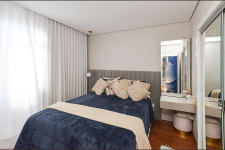 Suíte de apartamento à venda com 3 quartos, 151m² em Palmares, Belo Horizonte