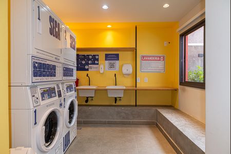 Studio para alugar com 24m², 1 quarto e sem vagaÁrea comum - Lavanderia