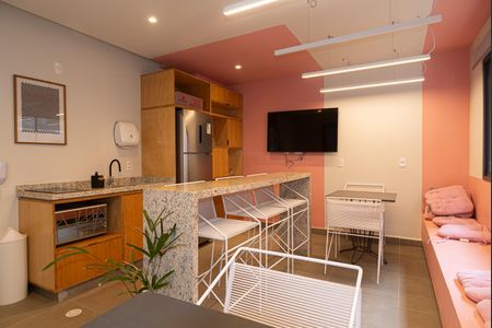 Studio para alugar com 24m², 1 quarto e sem vagaÁrea comum - Salão de festas