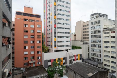 Vista do Quarto de kitnet/studio para alugar com 1 quarto, 24m² em Vila Buarque, São Paulo
