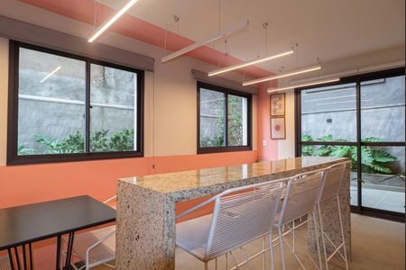 Studio para alugar com 24m², 1 quarto e sem vagaÁrea comum - Salão de festas