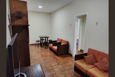 Sala de apartamento para alugar com 1 quarto, 51m² em Guilhermina, Praia Grande