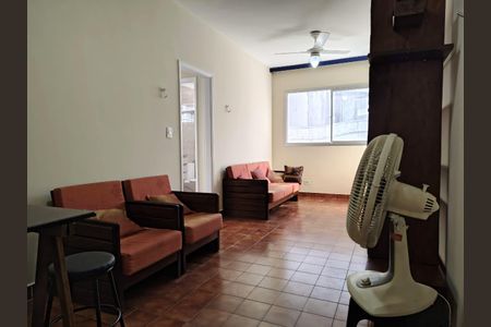 Sala de apartamento para alugar com 1 quarto, 51m² em Guilhermina, Praia Grande