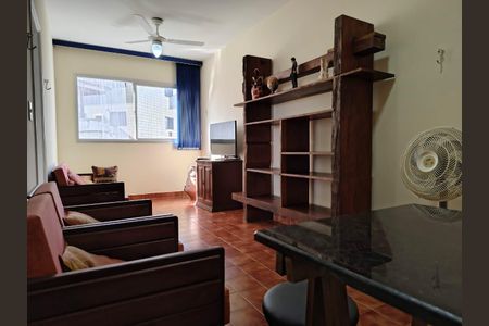 Sala de apartamento para alugar com 1 quarto, 51m² em Guilhermina, Praia Grande