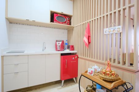 Studio à venda com 31m², 1 quarto e sem vagaCozinha