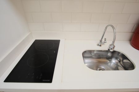 Studio à venda com 31m², 1 quarto e sem vagaCozinha