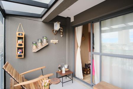 Studio à venda com 31m², 1 quarto e sem vagaVaranda