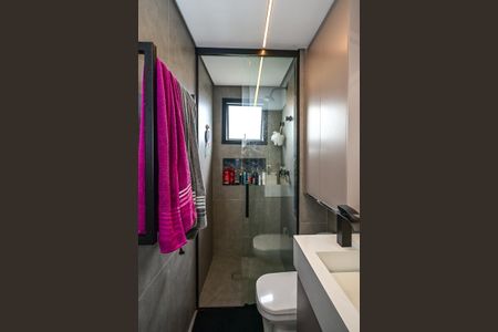 Apartamento à venda com 77m², 1 quarto e 2 vagasBanheiro Suíte 