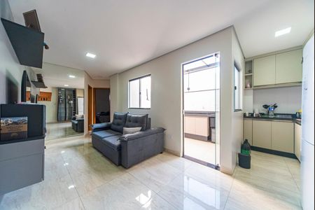 Sala de apartamento à venda com 2 quartos, 59m² em Vila Humaita, Santo André