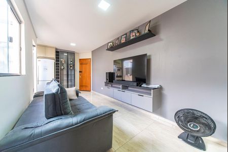 Sala de apartamento à venda com 2 quartos, 59m² em Vila Humaita, Santo André